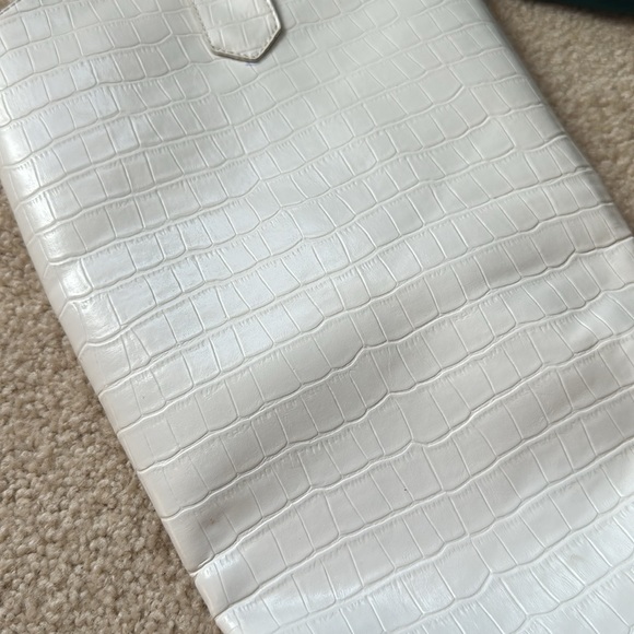 White Croc High Knee Cowboy Boots! Size 10 (42) - Picture 2 of 7